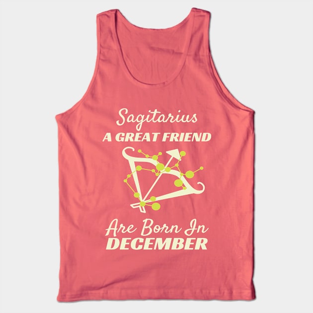 Sagitarius A Great Friend Tank Top by ugisdesign